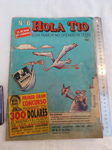 Antigua Revista Hola Tio Nro 6 El Humor De Córdoba