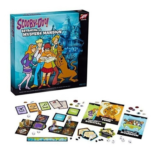 Scooby Doo Betrayal At Mystery Mansion Gran Juego De Mesa! (Usado)