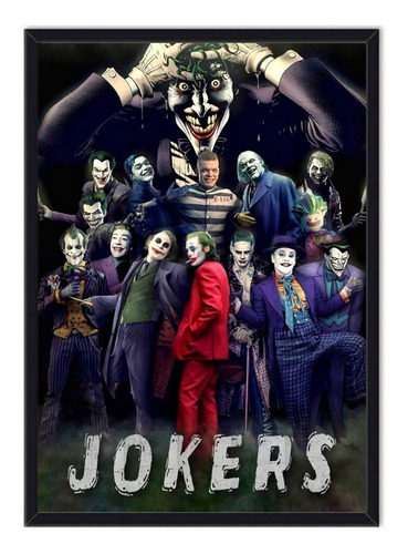 Cuadro Enmarcado - Poster Jokers - Guason