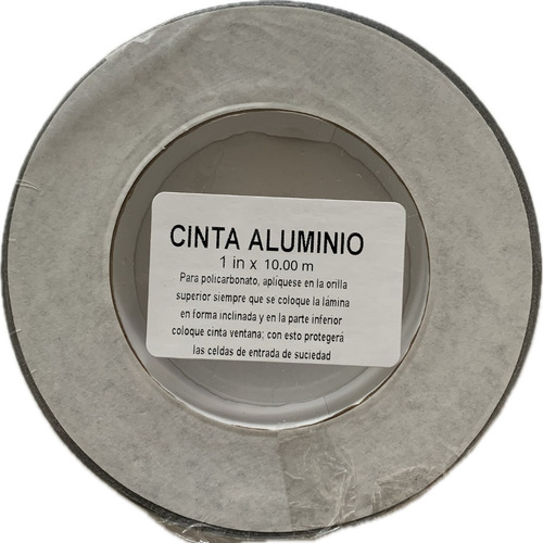 Cinta Aluminio Para Policarbonato