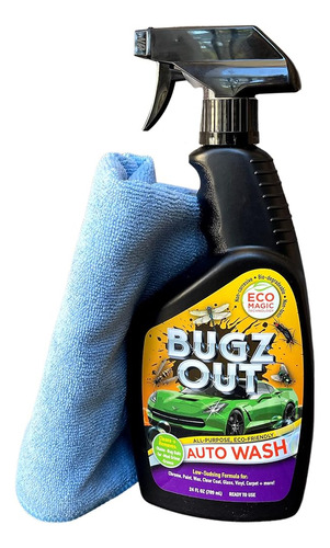Bugz Out Car Bug Cleaner, Remover Y Wash - Rociar Insectos, 