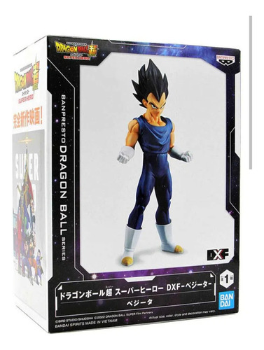 Figura Original Banpresto, Vegeta, Super Hero Dragon Ball