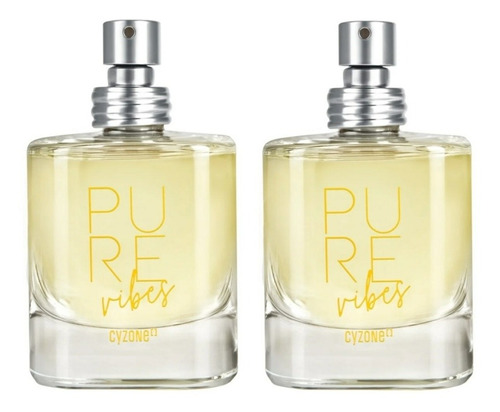Perfume Pure Vibes X 2 Cyzone - mL a $706