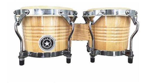 Bongos Cuba Percussion 6 Y 7 PuLG Natural Cx-d120b-nl