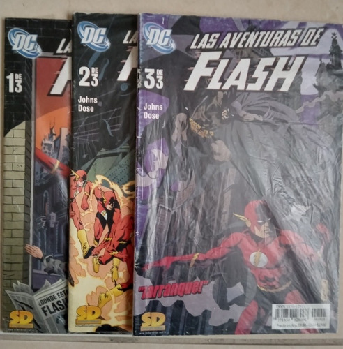  Flash : Las Aventuras De Flash Nro 1 , 2, 3 / C/u $285