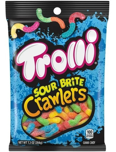 Gomitas Trolli Sour Brite Crawlers 204g Americanos