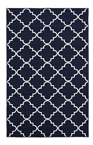 Mohawk Home  Tapete Color Azul Marino Soho Fancy Trellis, P