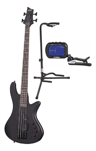 Schecter Stiletto Stealth - Bajo De 4 Cuerdas (negro Satina.