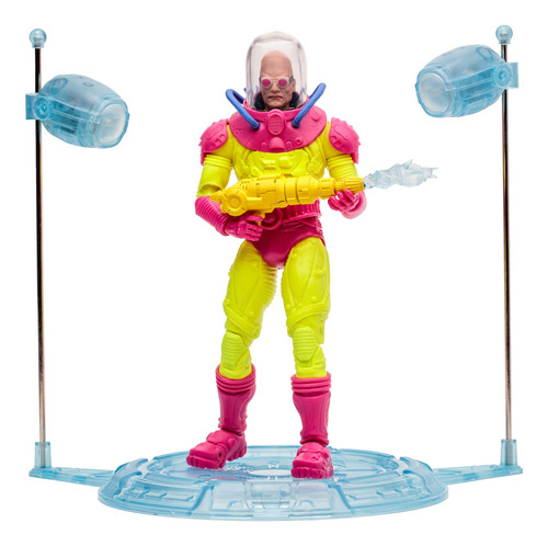 Figura De Acción Mcfarlane Toys Dc Mr. Freeze Black Light 18