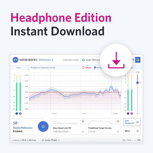 Sonarworks Reference 4 Headphone Software Calibración Cuotas