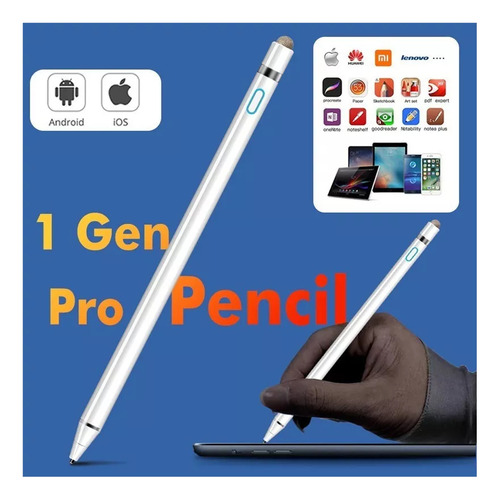 X Lápiz Óptico Para Lenovo P11 Pen Táctil -blanco Lápiz