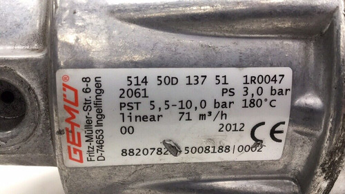 Gemu 2096046 Globe Valve Assy 514050d-137-51-1-r0047-206 Ccb