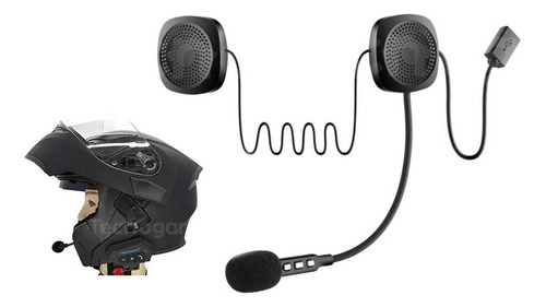 Audífonos Bluetooth Para Casco De Moto Auriculares Sk-bb04