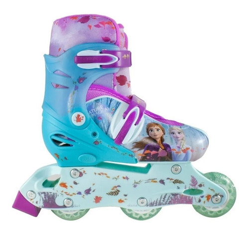 Patines Niña Frozen Ana Y Elsa Ajustables Talla De 4-8 Años