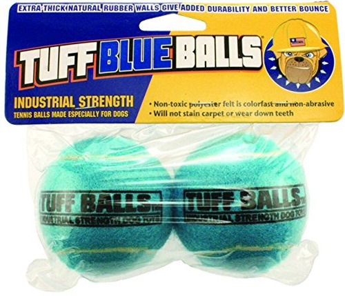 Petsport Paquete De 2 Tuff Blue Ball