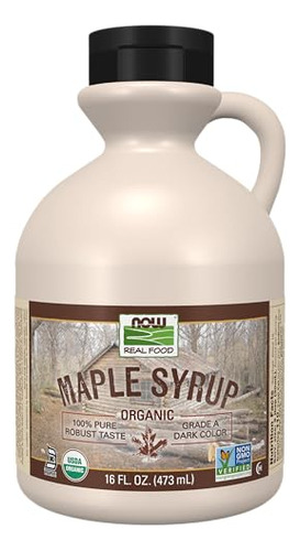 Foods, Certified Organic Maple Syrup, Grade Dark Color,...
