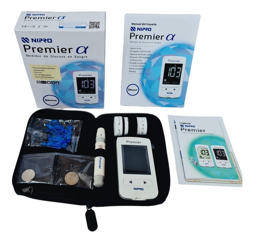 Kit Glucometro Nipro Premier Con Bluetooth