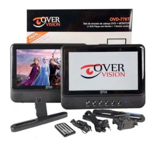 Imagem 4 de 5 de Encosto De Cabeça Tela 7 Portatil Universal Gm Onix