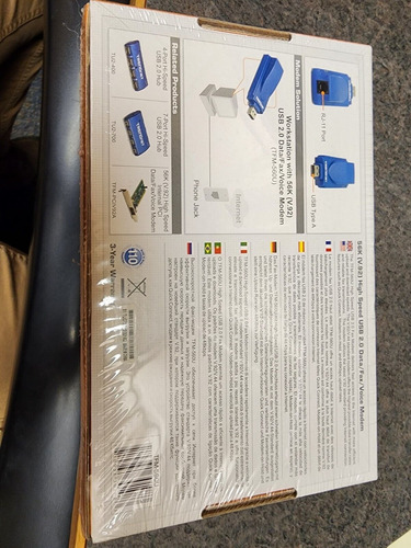 Modem Tfm560u High Speed Usb 2.0 Data/fax /voice Modem Novo