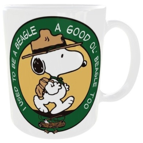 Taza Snoopy Scout Solia Ser Un Beagle Un Buen Beagle Tambien