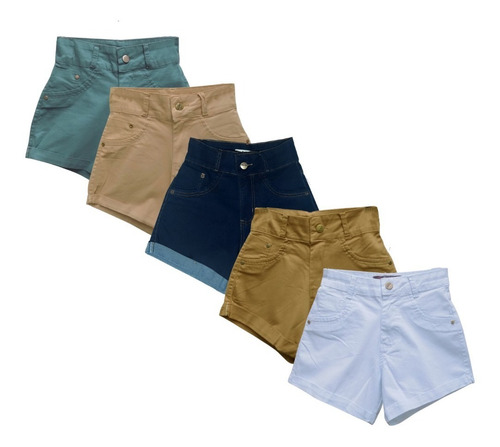 Imagem 6 de 7 de Kit Bermuda Jeans Feminina Oferta Atacado C20 Un