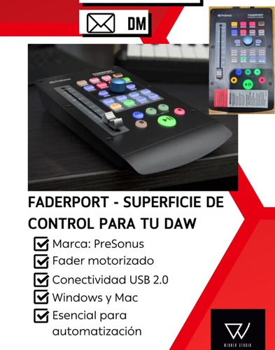 Presonus Faderport V2 Superficie Control De Produccion Daw 