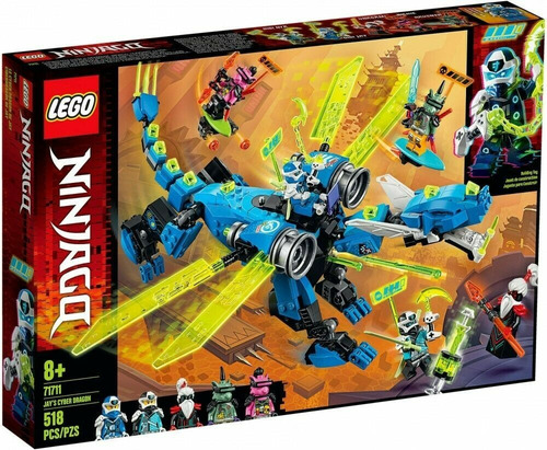 Lego Ninjago 71711 Jay's Cyber Dragon Nuevo Envio Gratis