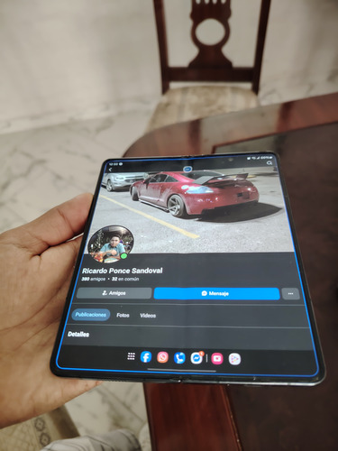 Samsung Galaxy Z Fold5 5g Sim 256 Gb Phantom Black 12 Gb Ram (Usado)