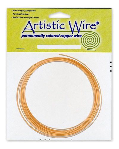 Cable Artístico, Alambre De Artesanía De Cobre Desnudo Calib