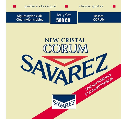 Encordado Guitarra Clasica Savarez 500cr Tension Normal