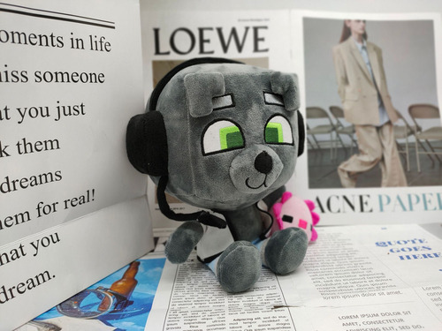 2pcs Bobicraft Gitd Wolf Peluche Muñeca Cumpleaño Regalo
