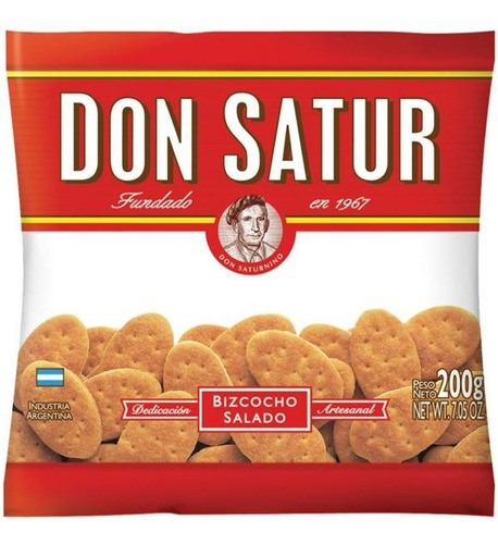 Bizcochitos Don Satur 200grs 12 Unidades