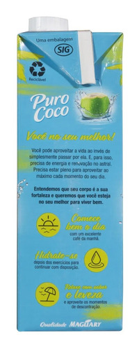 Água De Coco Puro Coco 1l