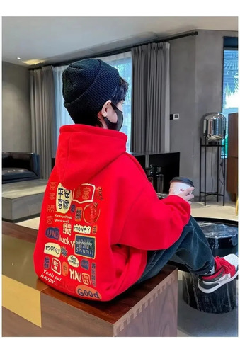 Sudadera Casual De Invierno Con Capucha De Forro Polar Para