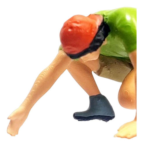 3x 1/87 Figuras De Escalada En En Miniatura Accesorios De