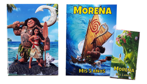 30 Libritos Colorear Y 30 Lapices X6 Moana Zona Sur