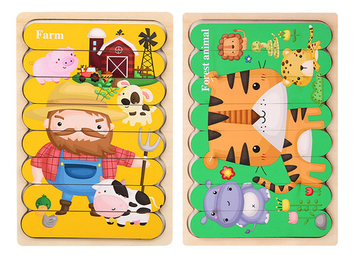 Conjunto De Quebra-cabeças Treehole, Brinquedos Educativos P