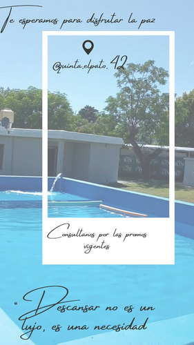 Alquiler Casa Quinta