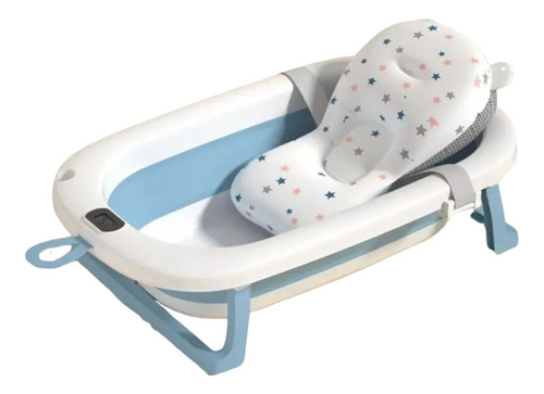 Bañera Baño Bebes Plegable Baby Splash Sensor Temperatura