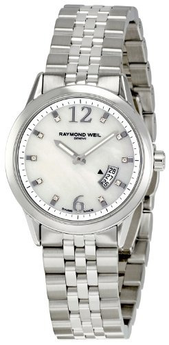 Raymond Weil Mujeres Es 5670-st-05985 Freelancer Madre Blanc