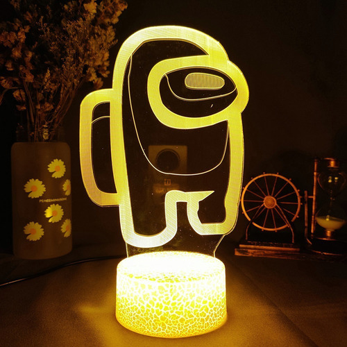 Imagen 6 de 8 de Juego Entre Nosotros 3d Luz De Noche Regalo Para Niños