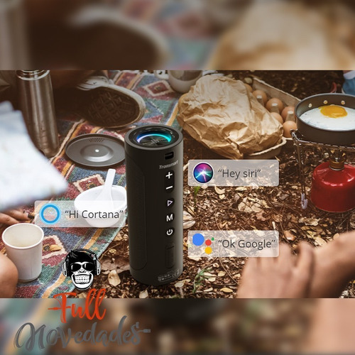 Imagen 5 de 10 de Tronsmart T6 Pro Parlante Bluetooth Luz Led Extra Bass Ipx6