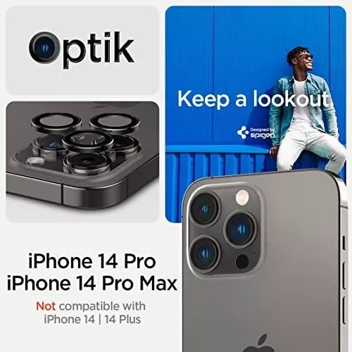Vidrio Templado Spigen - iPhone 14 Pro / 14 Pro Max (lentes cámara