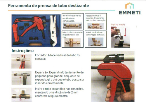 Alicate Para Conexões Tubo Pex 16/20/25 Emmeti