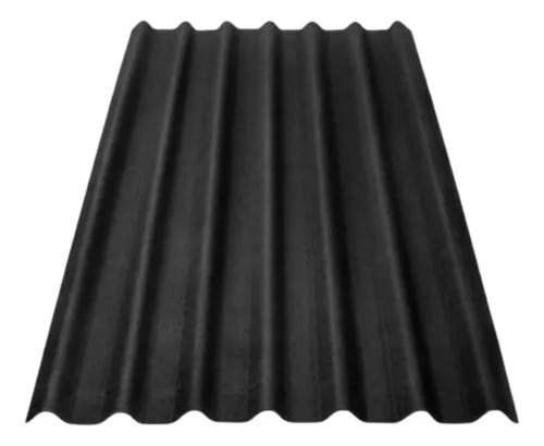 Kit 5 Telhas Ecologicas Preto 3mm 2,00x0,95m Onduline