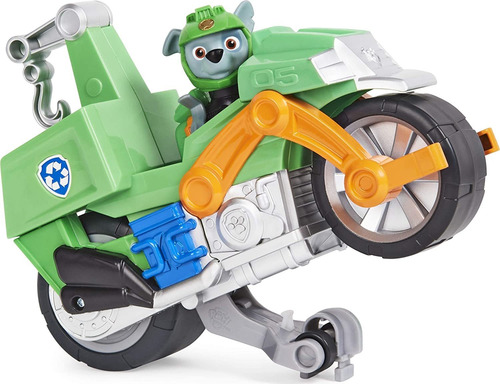 Moto Pups Rockys Deluxe Paw Patrol Pull Back Motocicleta