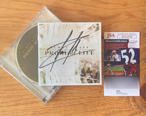 Cd Scott Stapp Proof Of Life Autografiado Certificado Jsa (Usado)