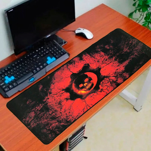 Mouse Pad Gamer Grande Jogos Mortais Saw Caveira