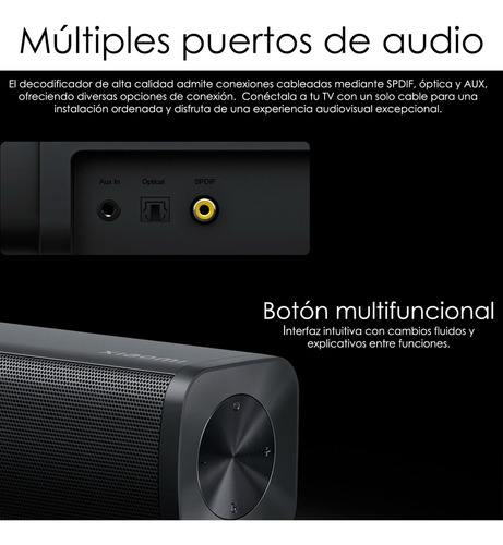Barra De Sonido Xiaomi Soundbar 2.0 30w Parlante Bluetooth