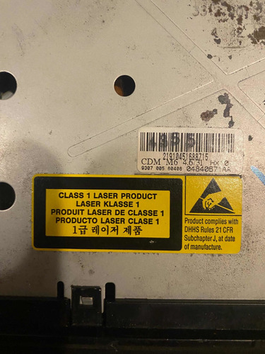 Autoestéreo Radio Cd Player Para Chrysler Jeep Y Dodge 02-07 (Usado)